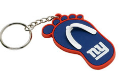 Custom Printed Promotional PVC Flip Flop Keytag